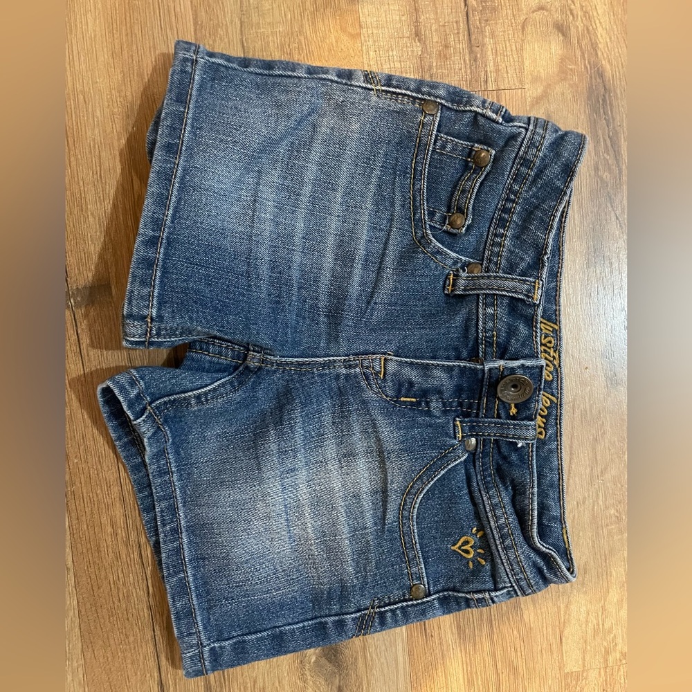 Kids justice jean shorts